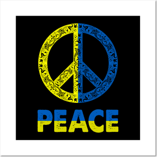 Ukrainian Peace Symbol Posters and Art